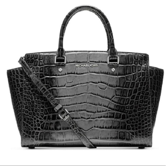 michael kors crocodile bag